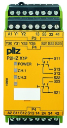 Pilz 777340 P2HZ X1P, 24VDC, Safety monitoring relay for two-hand control devices