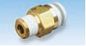 KQ2H04-M5 SMC Male Connector 4mm OD tube to M5 thread