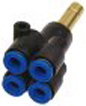 KQXD04-06 SMC KQXD Double Plug in Y Fitting