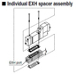 SY3000-39-2A-Q  SMC Individual EXH spacer assembly for SS5Y manifold base