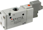 SYJ714-5DZ-Q  SMC SYJ700 Base Mounted 3 Port Solenoid Valve 24 Vdc Normally Closed